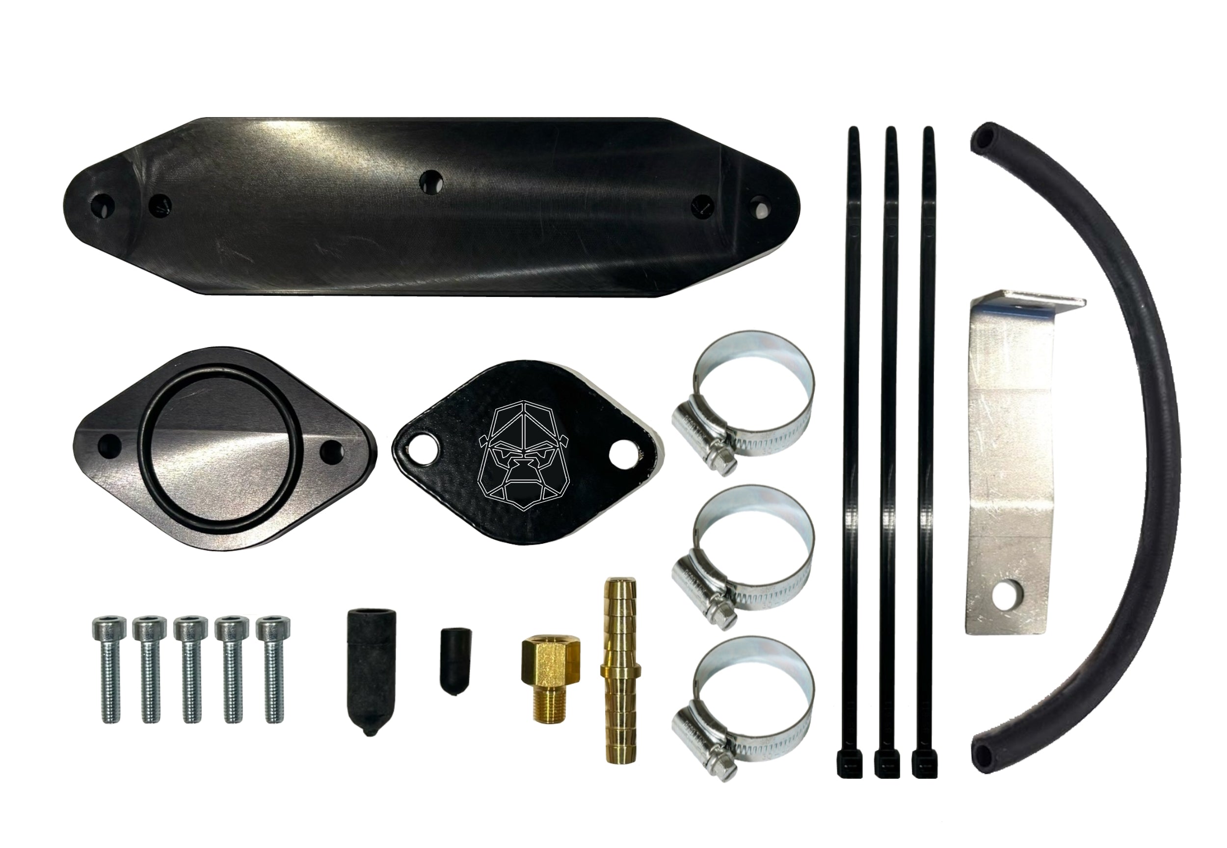 2011 - 2015 Ford 6.7L EGR Cooler Upgrade Kit w/ Coolant Re-Route Hose for Factory Pyro